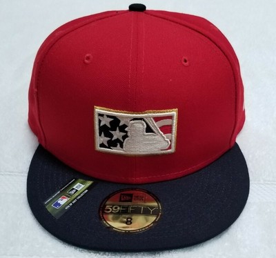 MLB Umpire 2023 JULY 4TH STARS N STRIPES Navy Fitted Hat #23 MLB Umpire 2023 JULY 4TH STARS N STRIPES Navy Fitted Hat