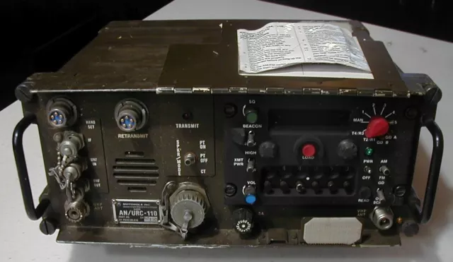 AN/URC-110 Radio Transceiver, good condition READ