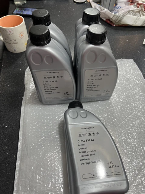 GENUINE VW AMAROK 2010-2020 rear axle oil 1L bottle G052539A2 gear oil ...