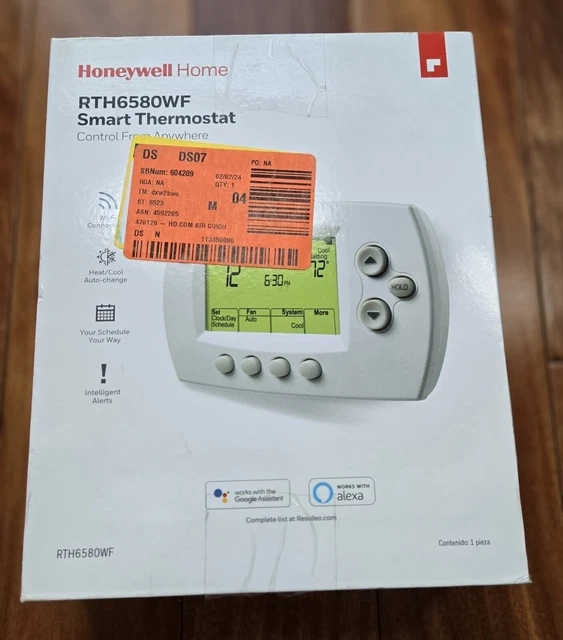 HONEYWELL HOME RTH6580WF WiFi Enabled 7Day Programmable Smart