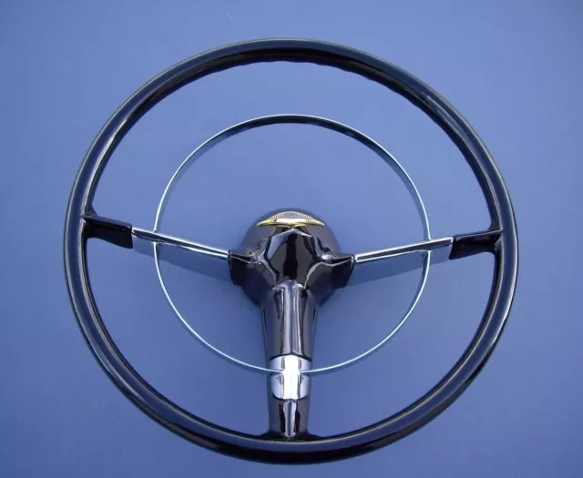 55 56 Chevy 15" Steering Wheel 1955 1956 Chevrolet New