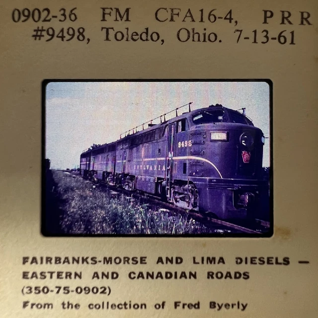 0902-36 FM CFA 16-4, PRR#9498, Toledo, Ohio. 7-13-61