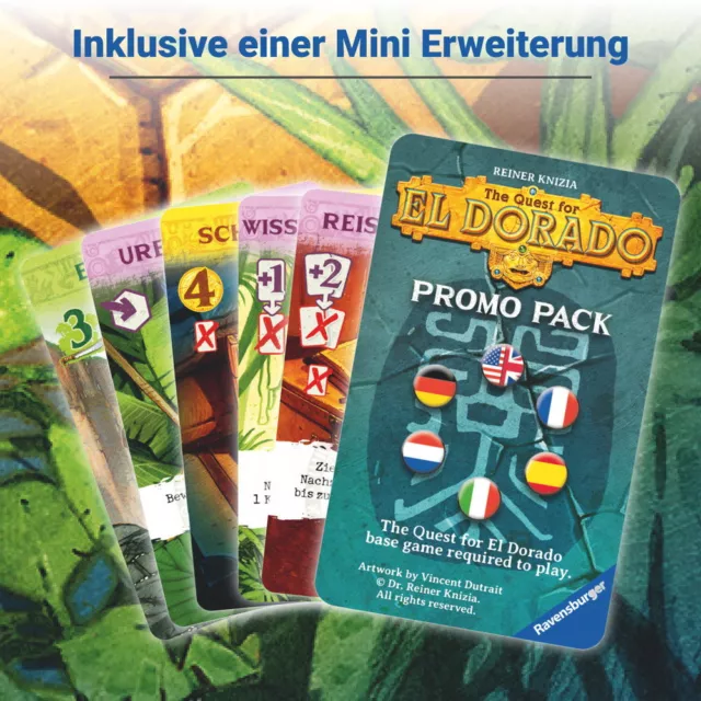 Ravensburger Familienspiel Wettlaufspiel Wettlauf nach El Dorado 27457 2
