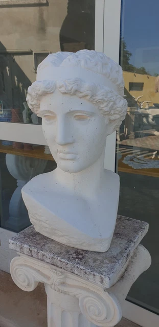 Stampo Busto ATHENA 45 CM. in Gomma con Controstampo In Vetroresina Rinforzato