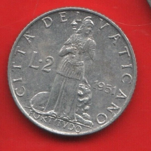 Vatican 2 Lire 1951 Vatican 2 Lire 1951