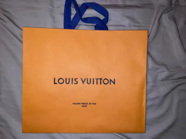 Luxe Fashion Paper Bags (Louis Vuitton Orange Large ) – vugadesigns