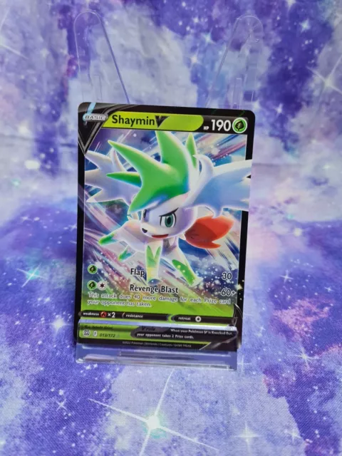 Pokemon Card TCG - Shaymin V 013/172 (Ultra Rare) - Brilliant Stars - NM/M