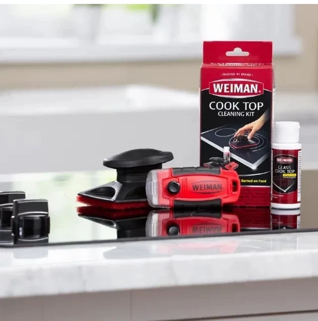 WEIMAN GLASS CERAMIC Stove Top Cooktop Surfaces Cleaner Scraper Clean