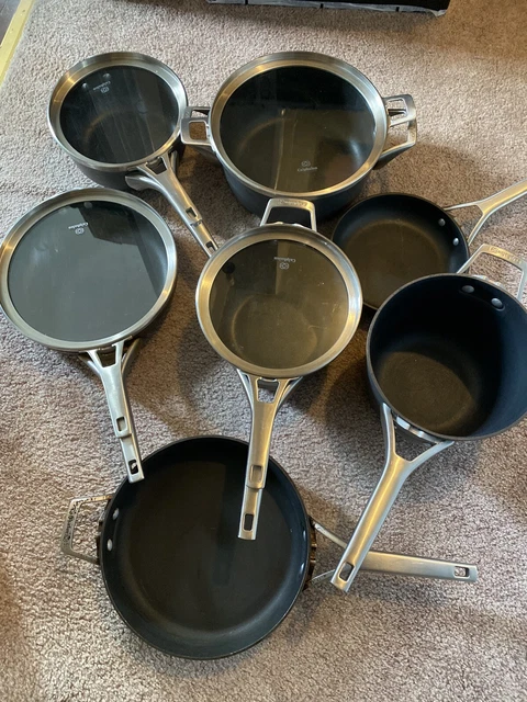 Juego de 11 piezas de utensilios de cocina Calphalon Premier para ahorrar espacio USADOS