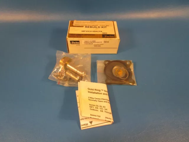 PARKER 08F23C2140ACFR, Gold Ring Repair Kit for 2Way Valve