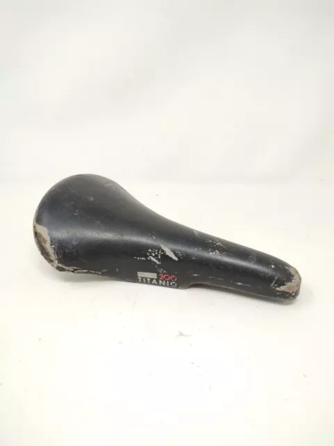 vintage sellino saddle San Marco Titanio 200 pelle nero black bici bike eroica