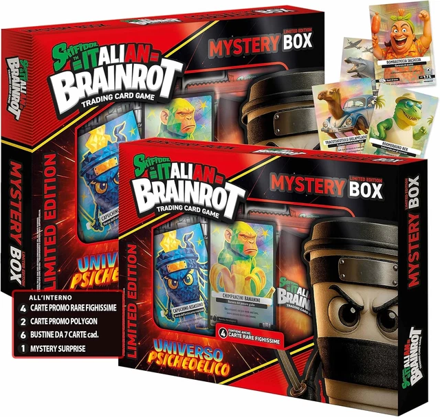 Skifidol Italian Brainrot 12 sachets scellés - Trading Card Game Collection 2024 Skifidol Italian Brainrot 12 sachets scellés - Trading Card Game Collection 2024