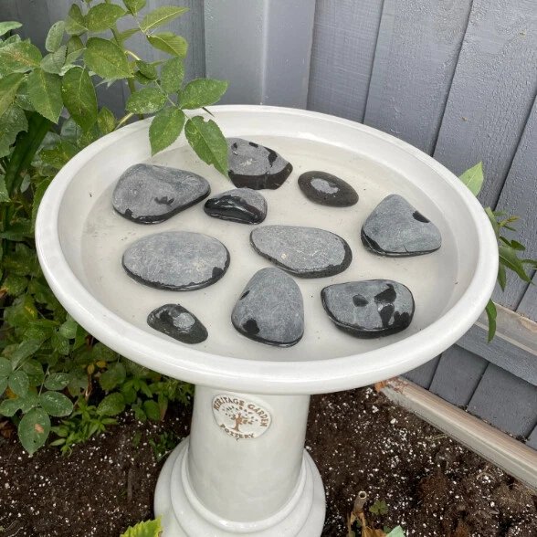 LARGE Decorative Natural Grey PEBBLES Stones Bird Bath Gravel HOME GARDEN Rocks