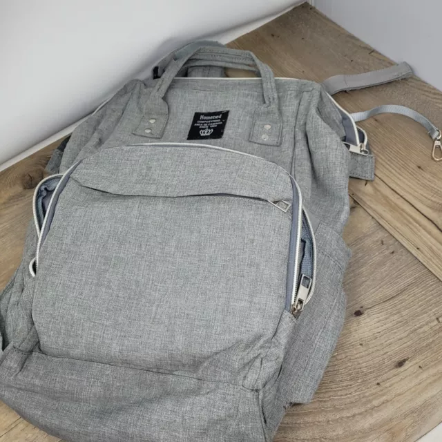 Homened backpack grey unisex backpack multi function