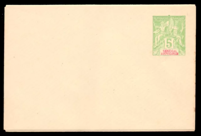 "Senegal S39 - Postal Estacionario ""Navegación y Comercio"" (pb85256)