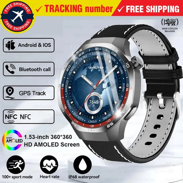 FOR HUAWEI GT5 Pro Sports Smart Watches GPS Track Compass Altimeter ...
