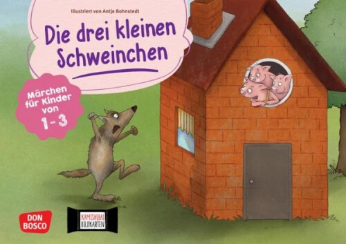 Die drei kleinen Schweinchen. Kamishibai Bildkartenset|Don Bosco Medien