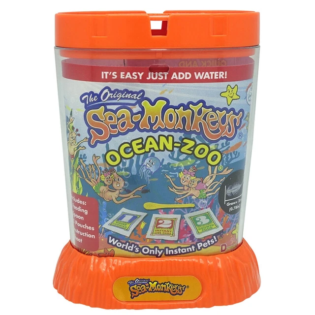 SEA MONKEYS OCEANZOO Classic Set Just Add Water Pack Colours Vary The