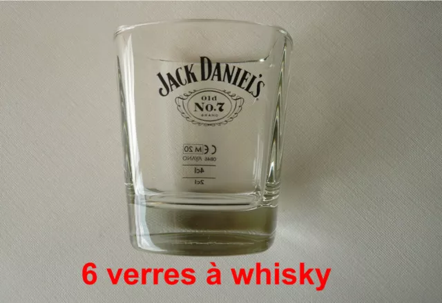 Lot de 6 verres à whisky WILLIAM LAWSON'S neufs