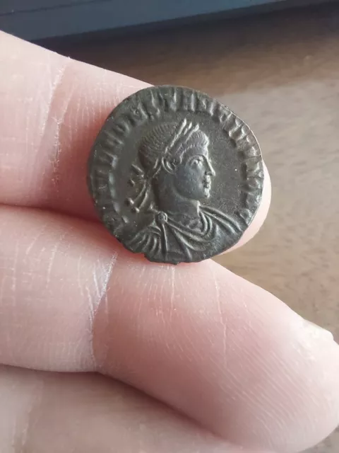 Constance II Constantius II Nummus Gloria Exercitvs/RFT Rome Roma 3