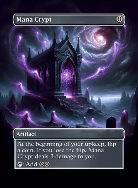 Mana Crypt - High Quality Custom Altered Art Card