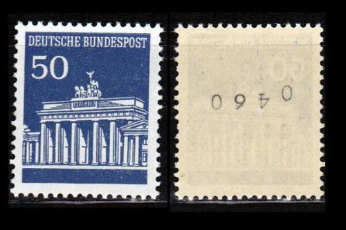 Brandenburger Tor 509 v R Dextrin ROLLENMARKE Nr. 0460 POSTFRISCH