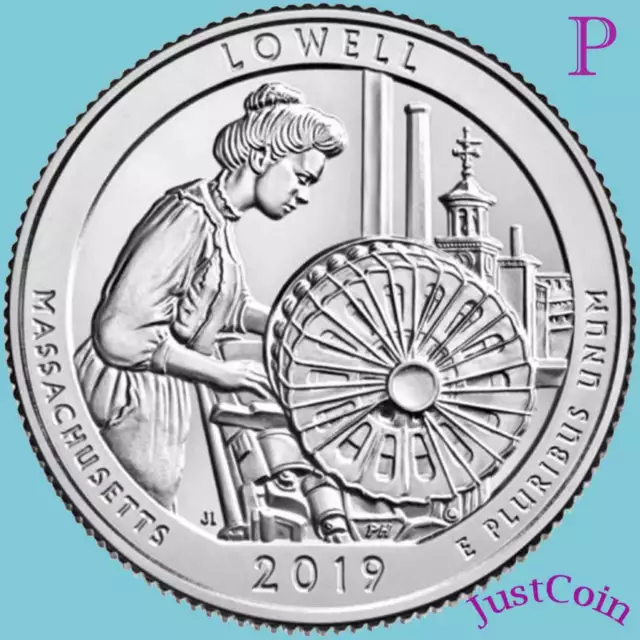 2019-P Lowell National Historic Park (Ma) Uncirculated Quarter