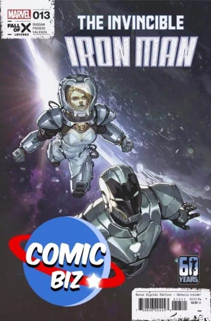 Invincible Iron Man #13 (2023) 1St Printing Main Cover Marvel Comics