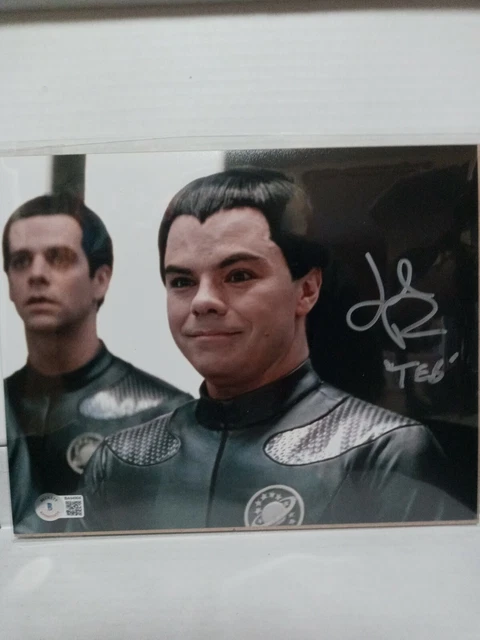 BAM Box exclusive Geek Jed Rees Galaxy Quest Teb signed 8x10 Beckett COA