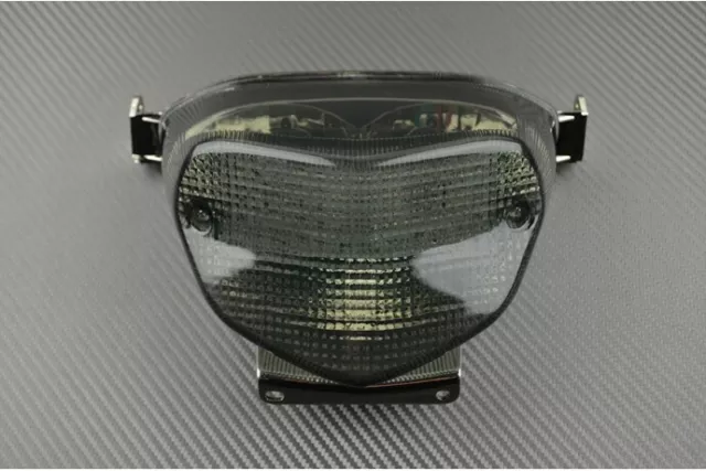 Feu Arrière LED Fumé Noir avec Clignotants SUZUKI GSX-R 1000 GSXR WVBL 2001-2002