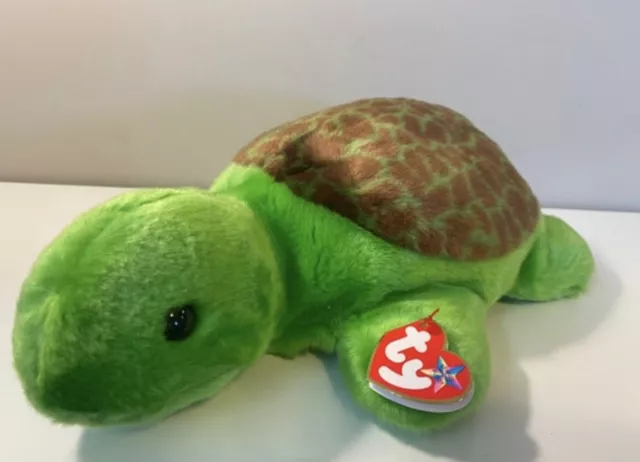 TY Beanie Buddy “Speedy” the Turtle Retired Vintage MWMT (11 inch)