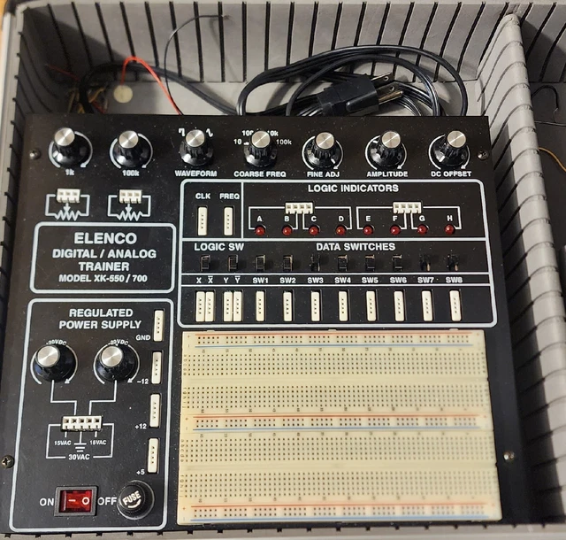 ELENCO DIGITAL / Analog Trainer Model XK550 / 700 with Case. 74.99