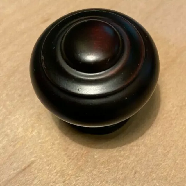 Emtek oiled bronze cabinet knobs