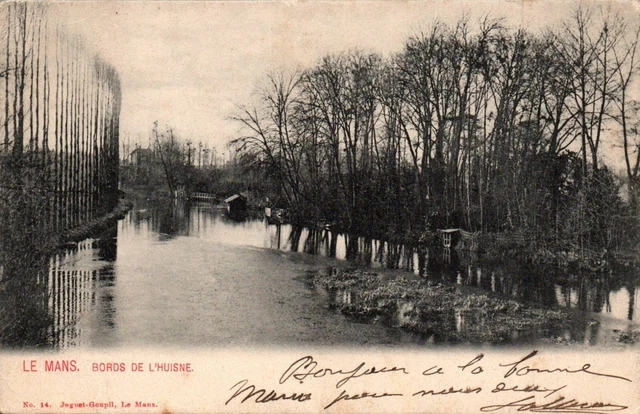 Carte Postale Ancienne - Le Mans, Les Rives De L'Huisne à L'Epau (Réf 391084)