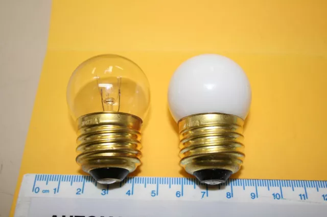 GLOBES LAMPS ES 110 120 Volt 7.5 watt Rowe Rock-Ola Bubbler x 3 juke jukebox