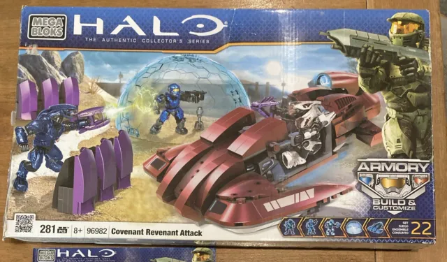 Mega Bloks Halo Covenant Revenant Attack 96982 Plus 96949