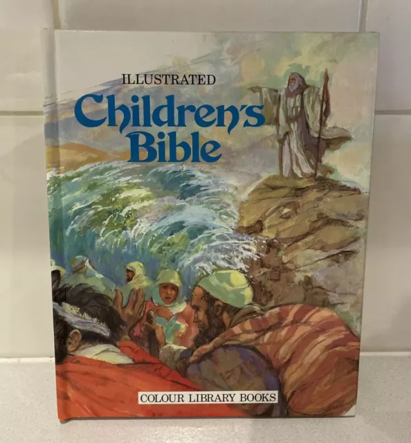 ILLUSTRATED CHILDREN’S BIBLE Book Colour Library Books Religion Jesus