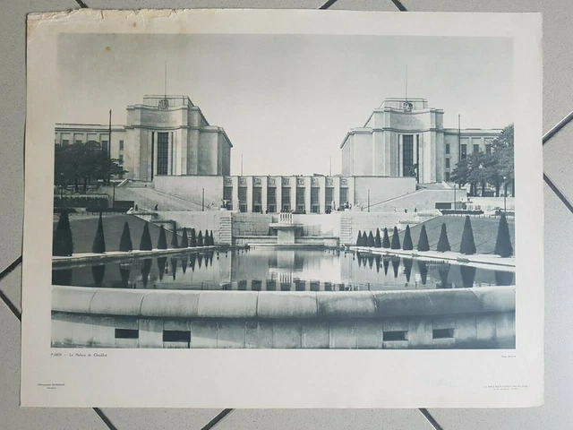h-liogravure-ancienne-sign-e-herbert-levallois-paris-le-palais-chaillot