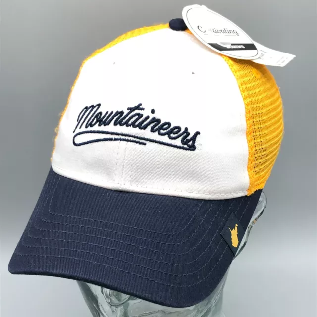 West Virginia Mountaineers Hat Cap Snap Back Blue WVU Trucker Mesh Womens Ladies