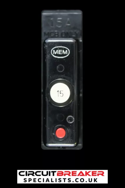 Mem 15 Amp M1.5 Mcb Circuit Breaker Push Plug In