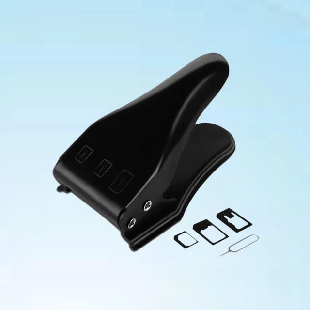 Découpeur de carte SIM 3-en-1 universel avec adaptateurs Sim Nano-Micro