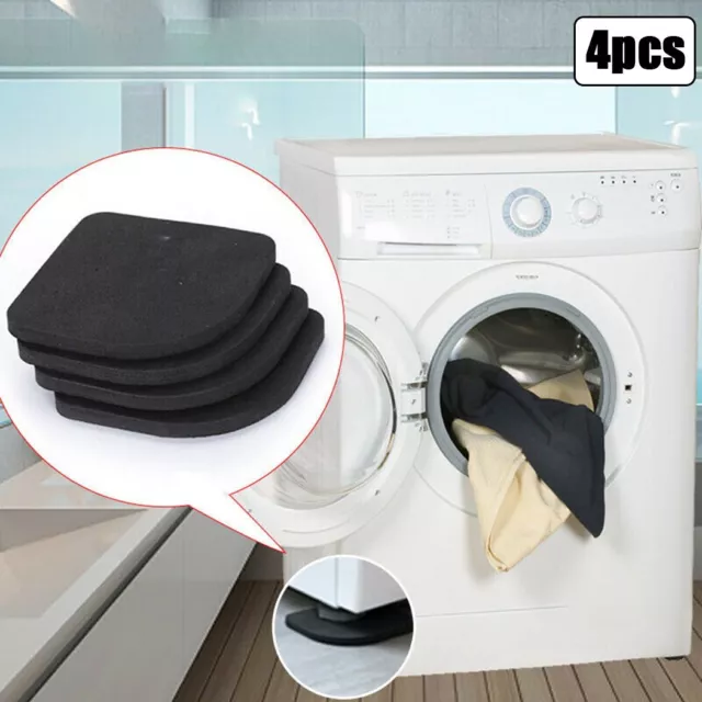 Detrade Support de machine à laver anti-vibration 4pcs, coussinets de  support de machine à laver anti-vibration, support de machine à laver à