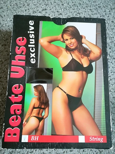 BEATE UHSE BH und String-Set, schwarz, Gr. 42/44 EUR 13,00 - PicClick DE
