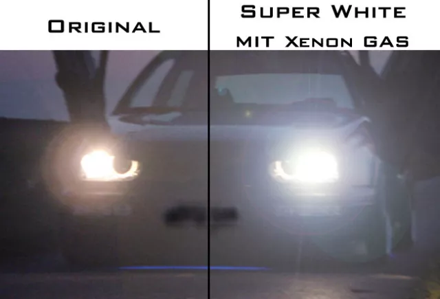 10x H7 100w 8500k Xenon Weiß Scheinwerfer Effekt Hid Lampen 12V