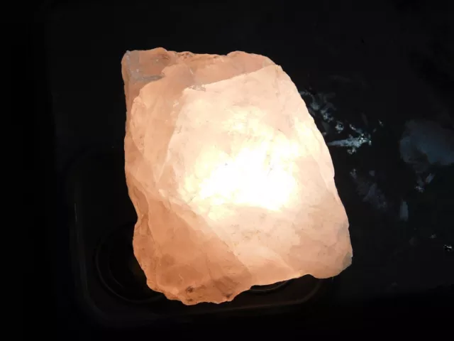 183Ct Certified Pink Rose Quartz Natural Raw Rough Crystal Mineral Rock Stones