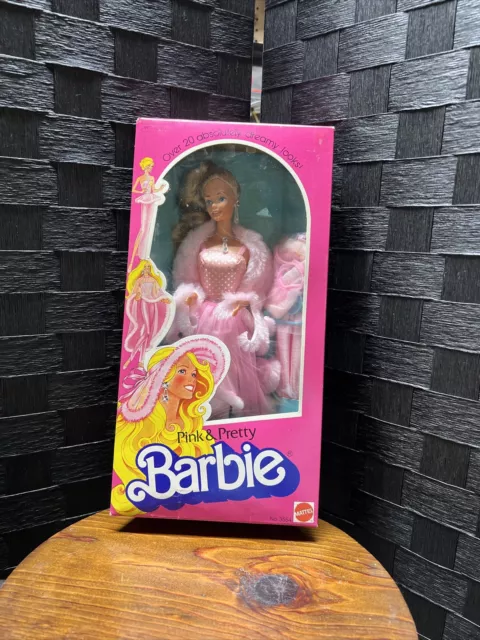 1981 Mattel BARBIE - Pink and Pretty Barbie - #3554 NRFB (Ap24)