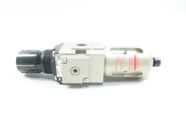 Smc AW20-N02H-CZ Pneumatic Filter-regulator 150psi 7-125psi 1/4in Npt