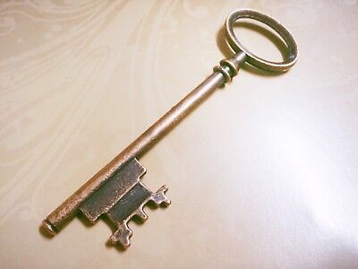 10 Large Key Pendants Skeleton Keys Antique Bronze Tone Big Steampunk Charm 80mm