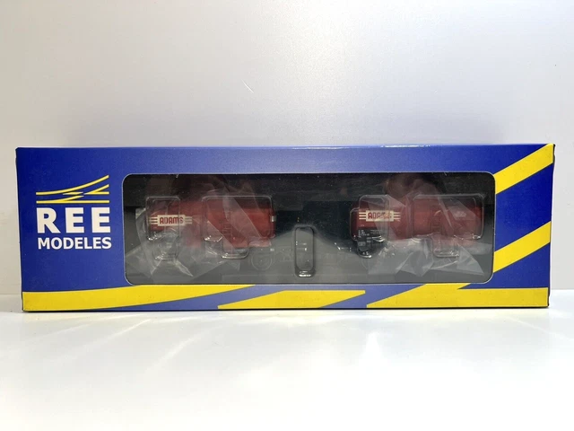 Set 2 wagons citerne OCEM 29 REE Modèles WB714 - HO 1:87