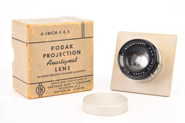 Kodak 4 Inch 105mm f/4.5 Projection Anastigmat Lens for Precision Enlarger V22